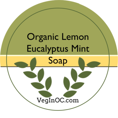Organic Lemon Eucalyptus Peppermint Soap - Image 3