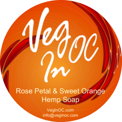 Hemp Rose Petal & Sweet Orange Soap - Image 3